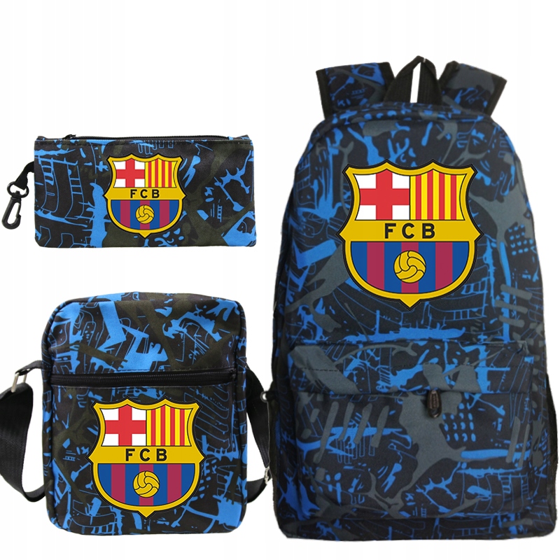 ZESTAW PLECAK TORBA PIÓRNIK FC BARCELONA