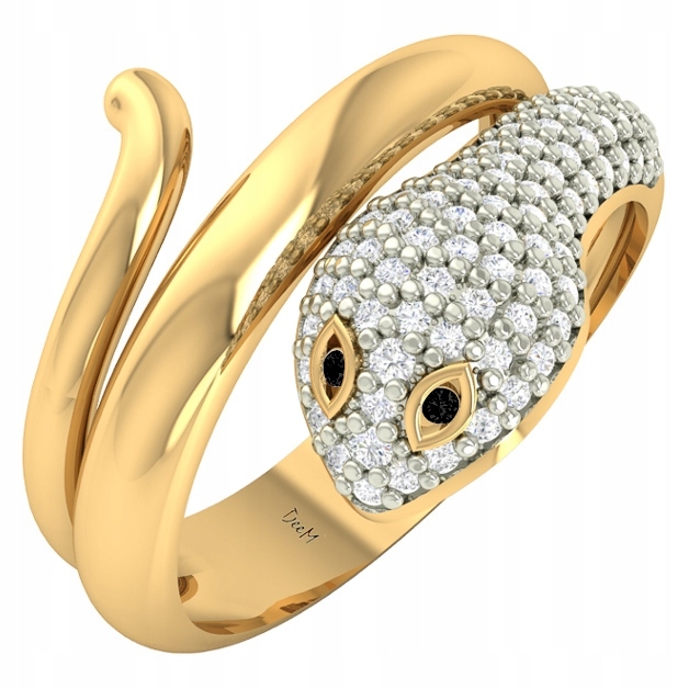 Zlatý Prstýnek Zmije Had Plaz Ještěrka 585