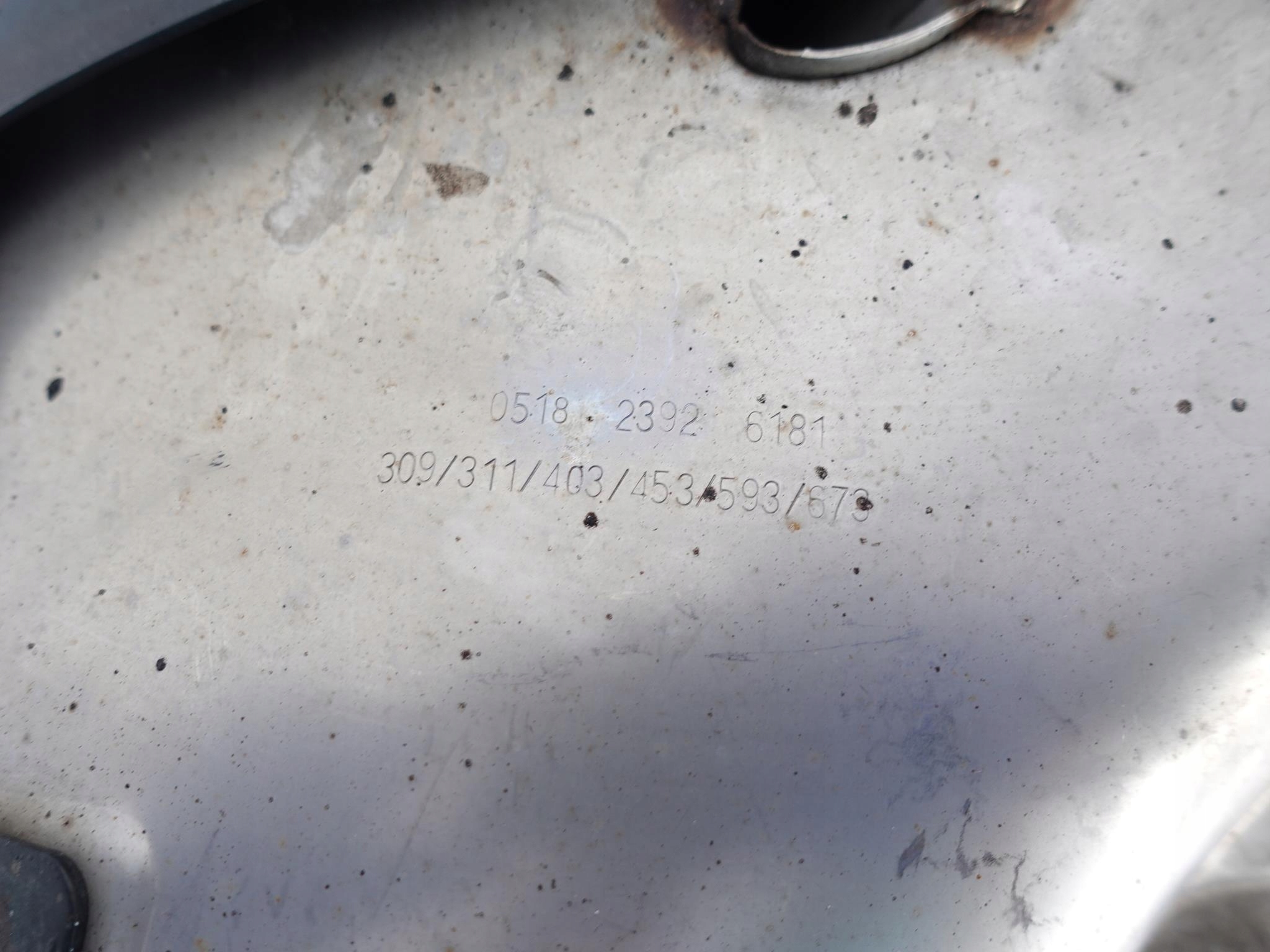 MERCEDES C43 205 GLC 253 43 AMG pipe end right rear part