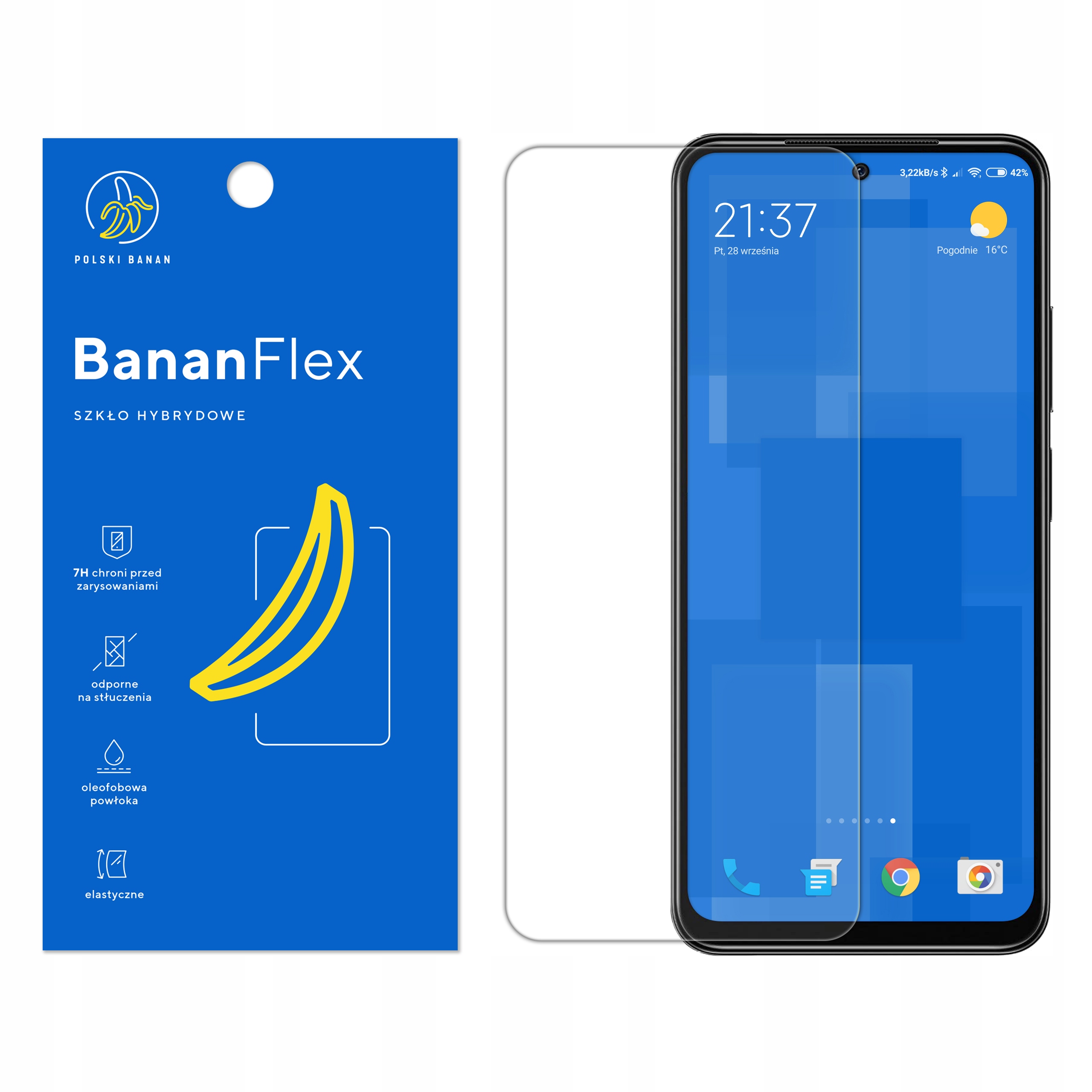 

Szkło Hybrydowe 7H do Xiaomi Redmi Note 11 11s
