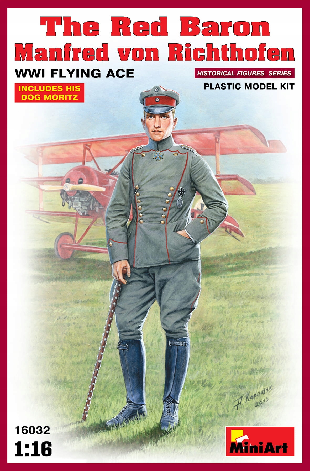 The Red Baron Manfred Von Richthofen Wwi Flying Ace 1:16 MiniArt 16032