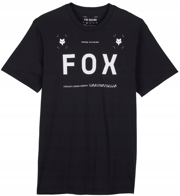 Tričko Denní tričko Fox Aviation Premium Ss Tee Black vel. M