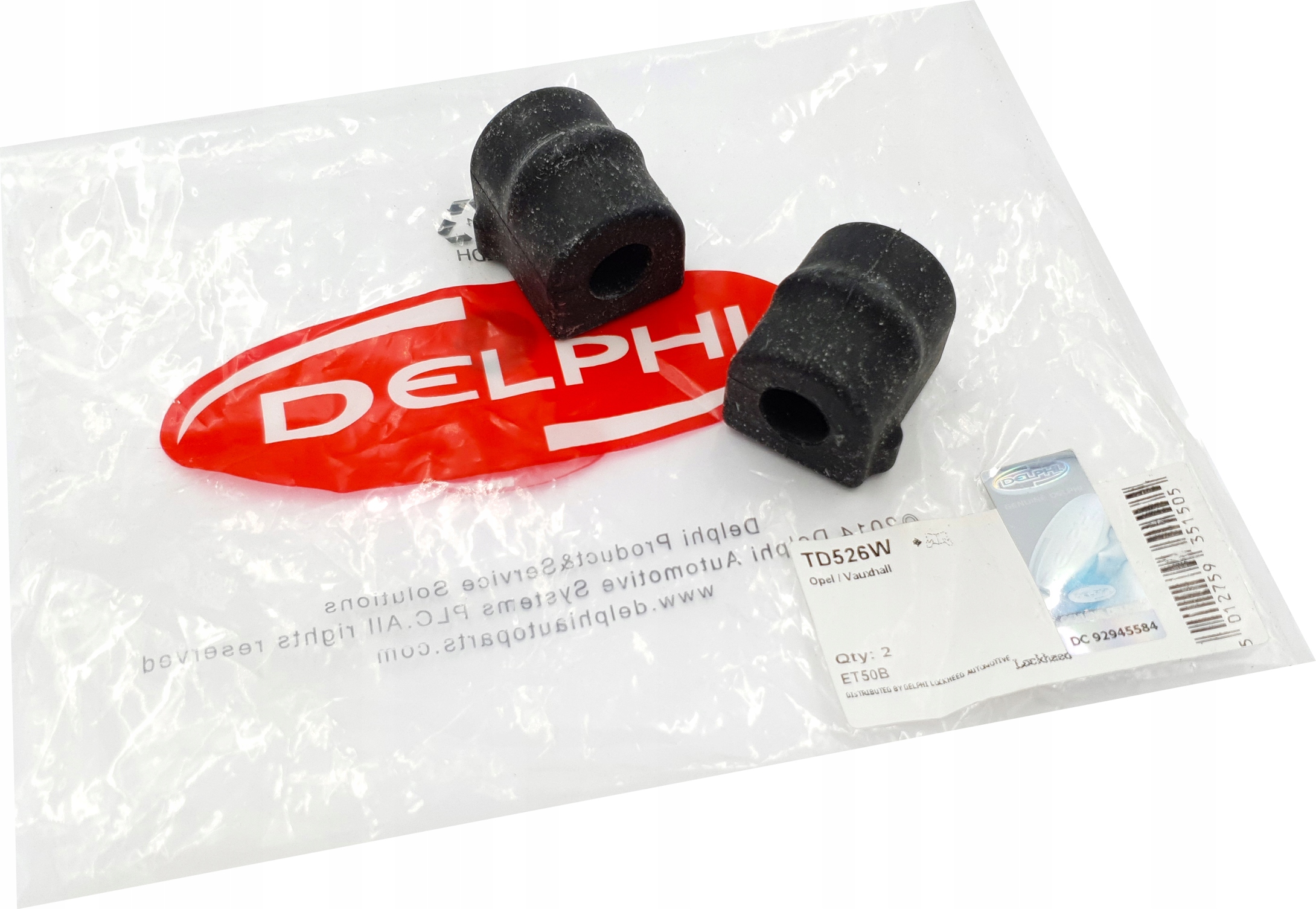 DELPHI ŁĄCZNIKI + GUMY STABILIZATORA ASTRA G H Producent części Delphi