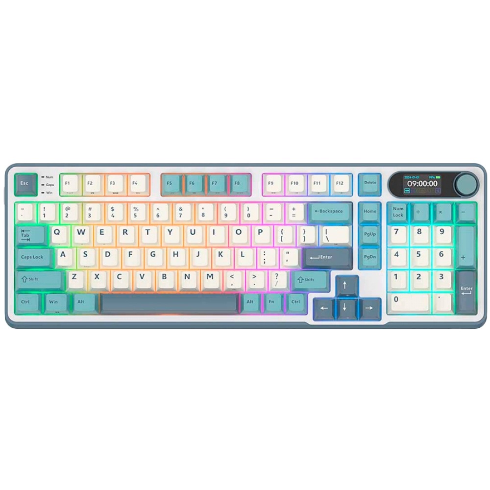 ROYAL KLUDGE RK-S98 Light Cloud Gaming Keyboard Beige switch — 2