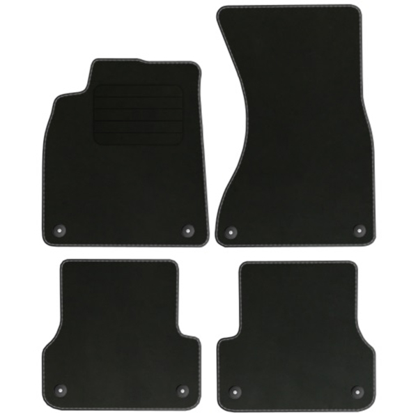 Audi A6 C7 2011-2018 velurové koberce Comfort Černé