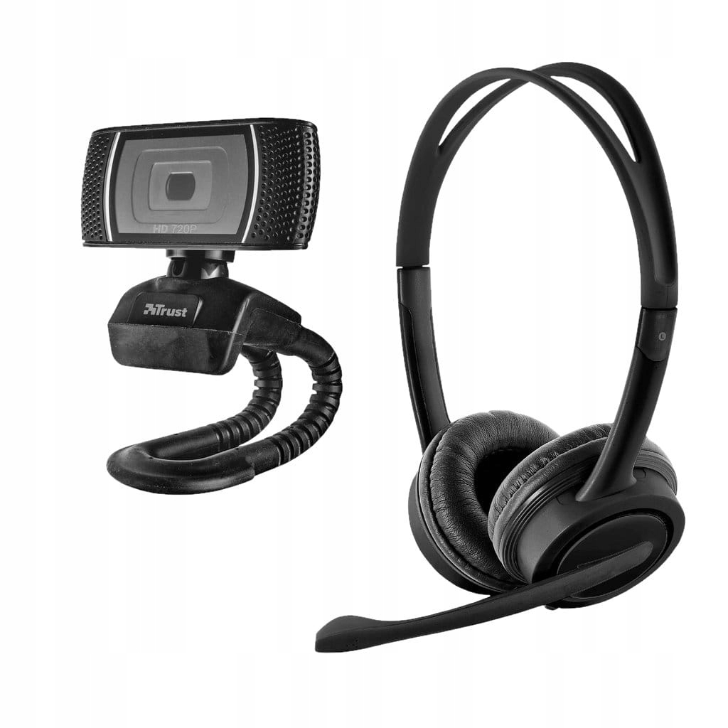 Kamera internetowa z zestawem słuchawkowym Trino