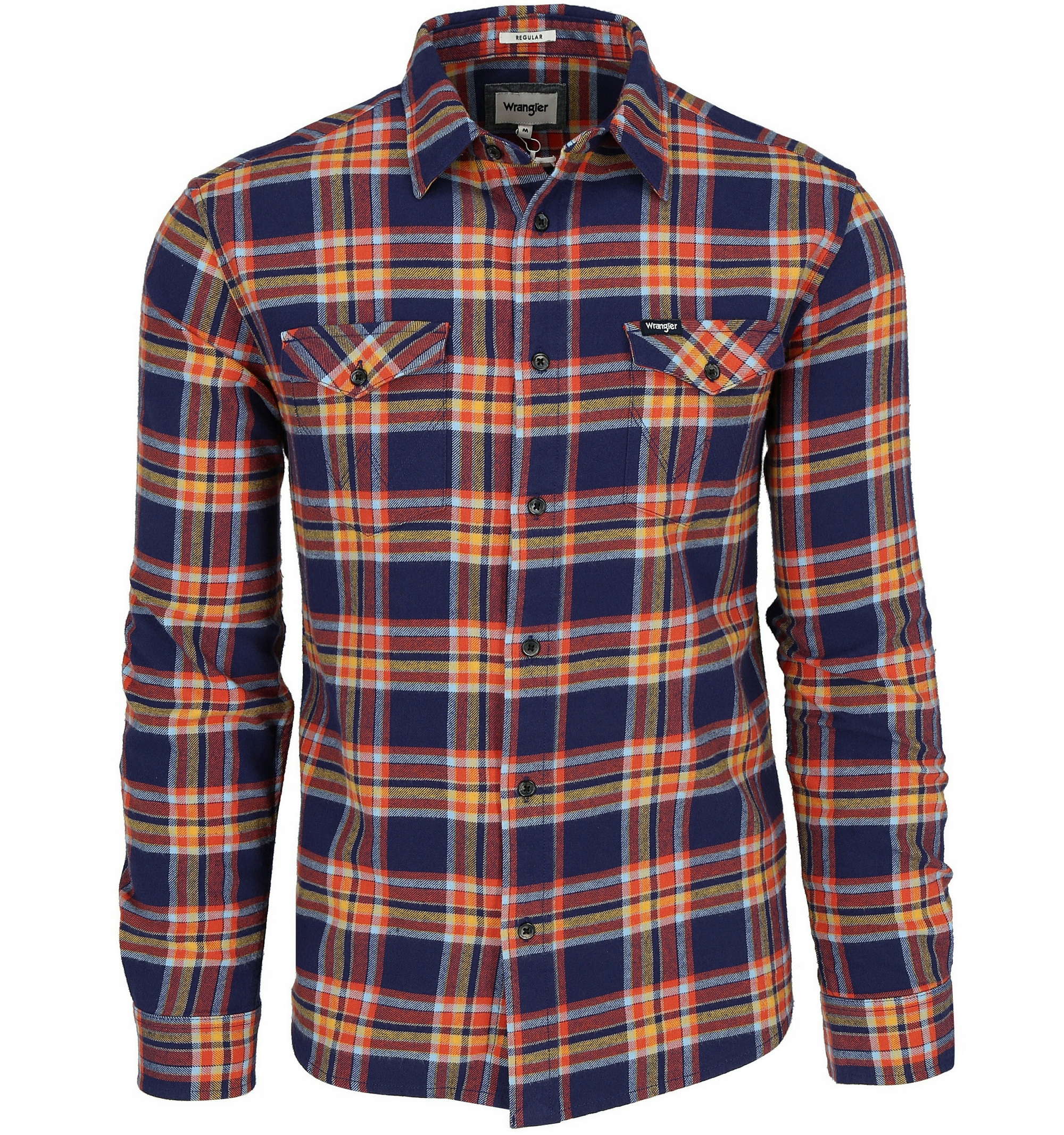 

Wrangler 2PKT Flap Shirt Regular Koszula Krata - M