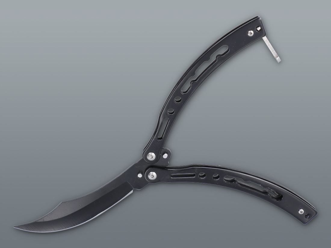 SCYZORYK NÓŻ SKŁADANY 23 cm CZARNY 1271 GDAŃSK Model inny