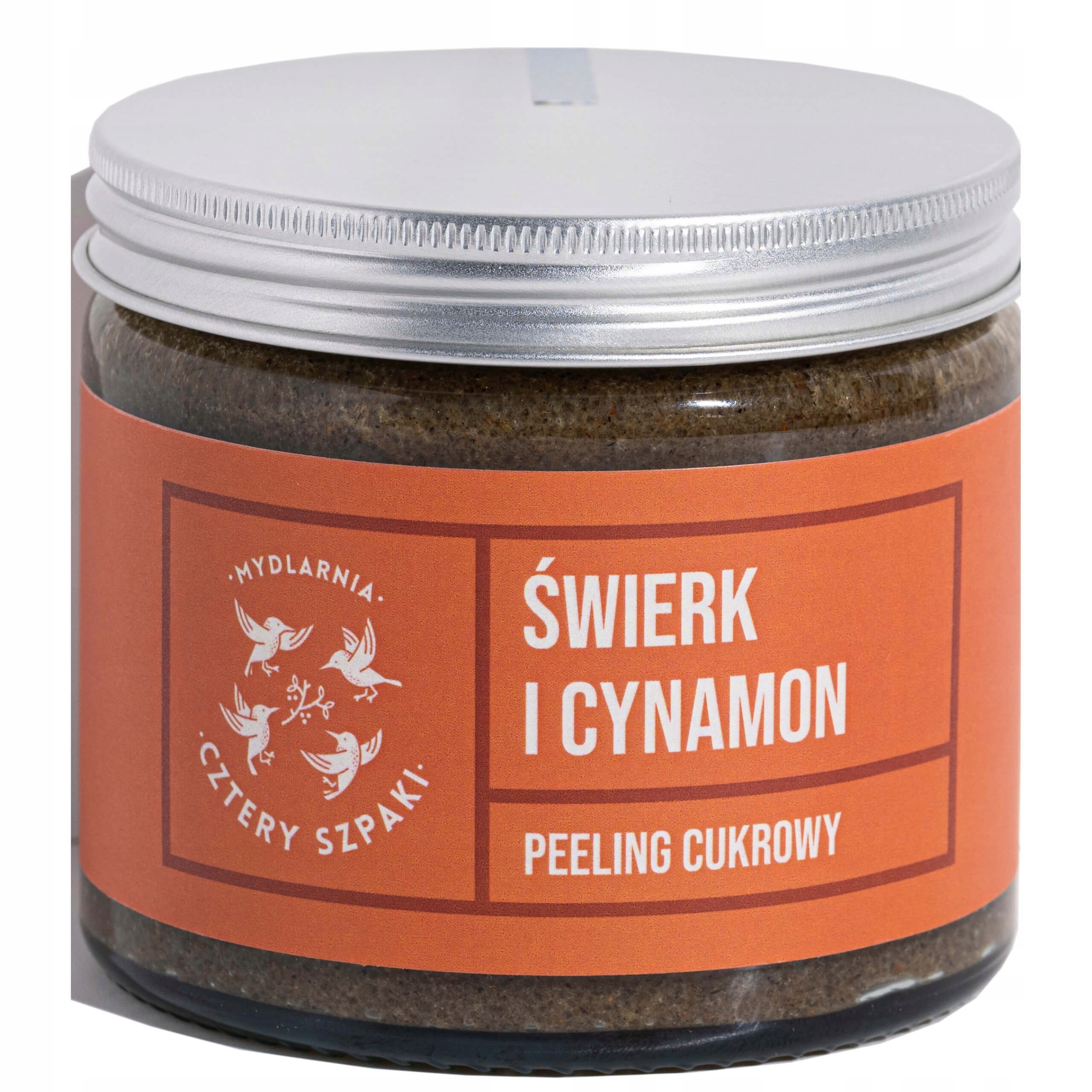 PEELING CUKROWY ŚWIERK I CYNAMON - CZTERY SZPAKI