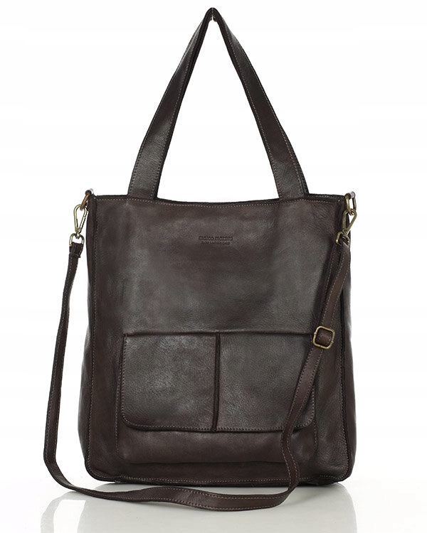 Modna torebka damska shopper A4 skóra naturalna