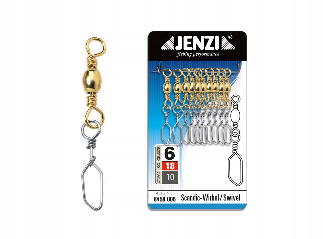 Krętliki Z Agrafką Jenzi Scandic 6-18kg