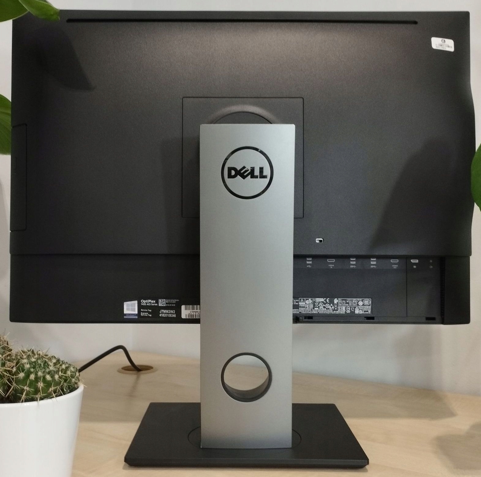 Komputer AIO All in One Dell 24" intel Core i3 8/240GB win11PRO KABEL Model 7450