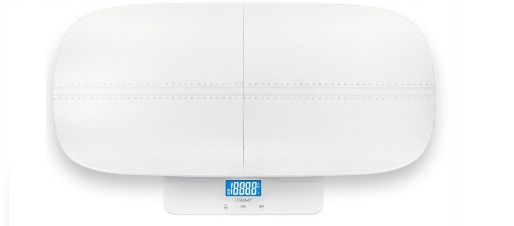 Waga dla niemowląt VITAMMY Grow Biały Zasilanie bateryjne