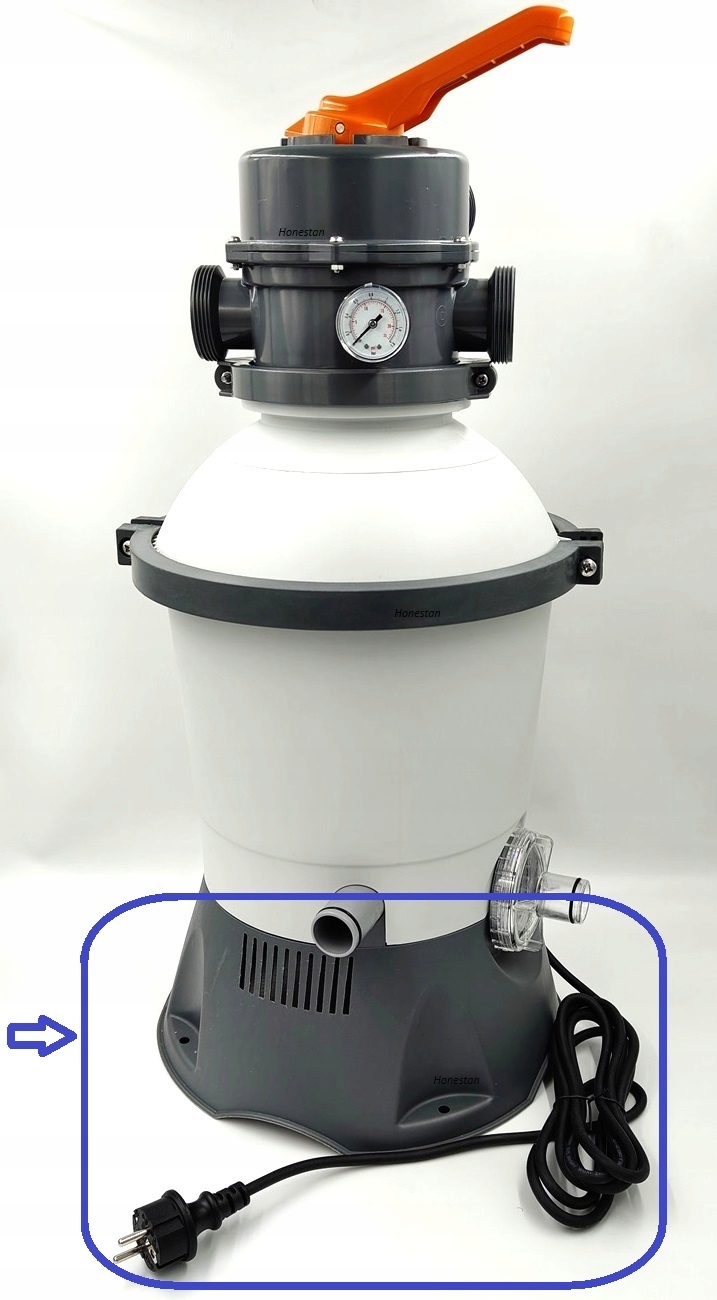 Motor A Základna Pro Pískovou Pumpu Bestway 58515 Kompletní P6659