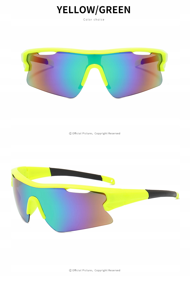 Okulary Sportowe Rowerowe Biało Polaryzacja