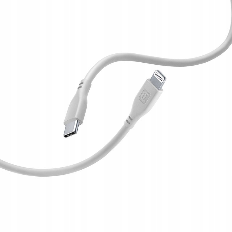 Cellularline Soft Cable – kabel Usb-c na Lightning s certifikací MFi 1.2 m (š