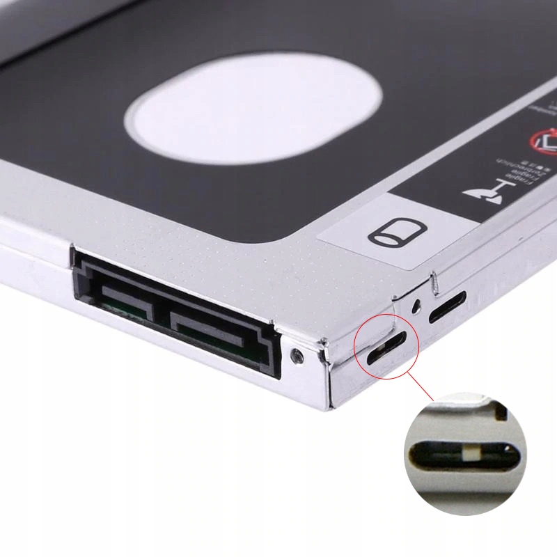Kieszeń na drugi Dysk 2,5 SATA HDD SSD 12,7mm Producent Inna