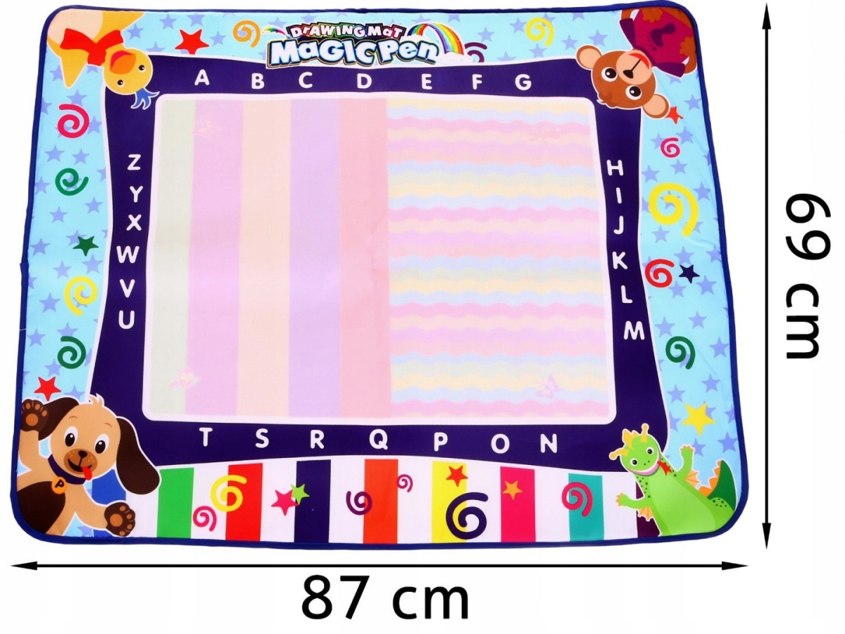 

Duża Kolorowa Mata Wodna + Magiczne Pisaki 87 X 69