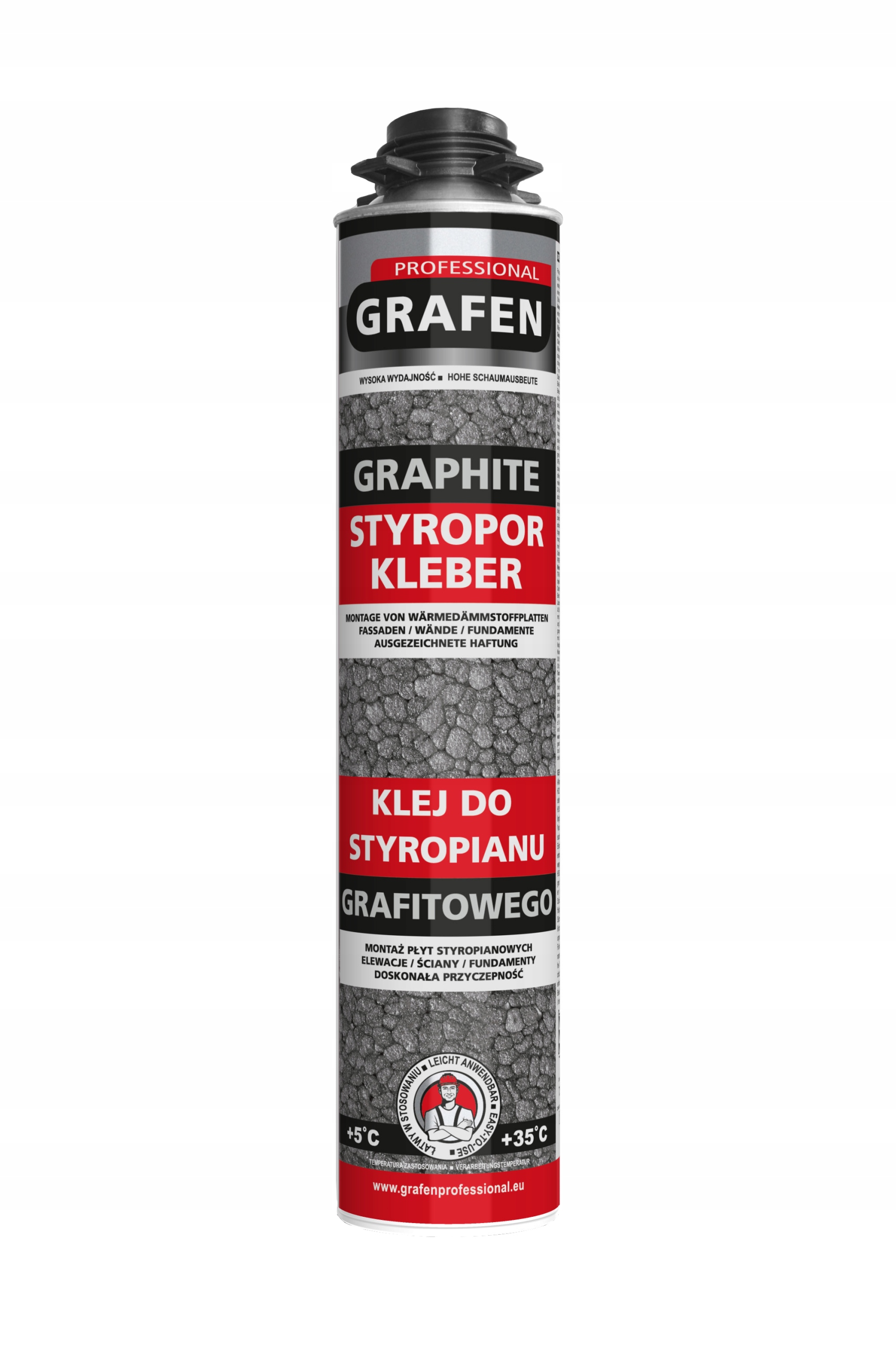 

Pianoklej Do Styropianu Grafitowego Grafen 750.