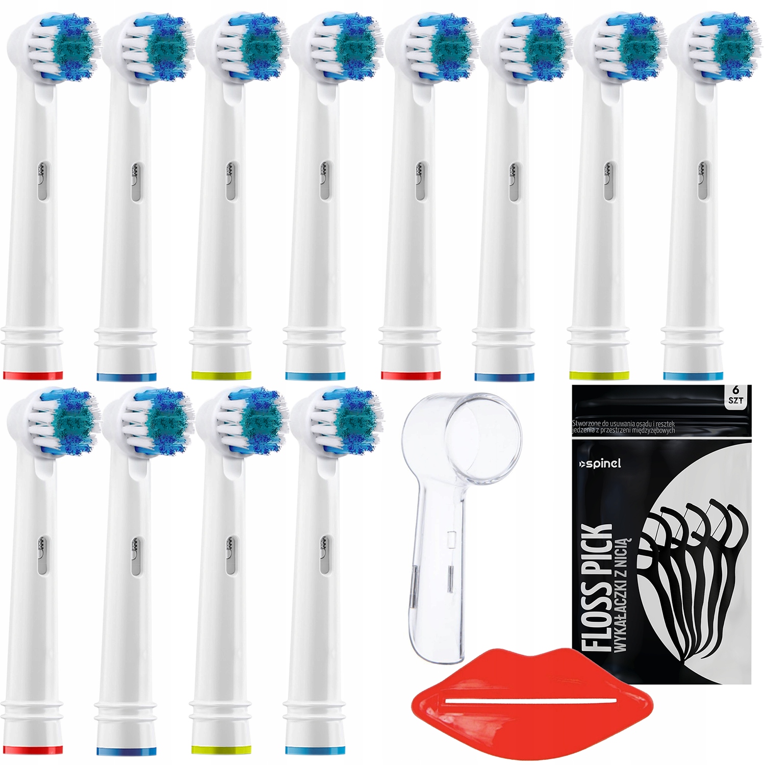 

12x Końcówki do Szczoteczki Oral B Braun Dodatek