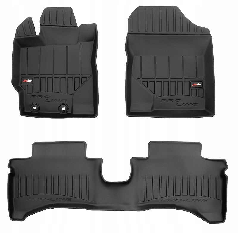 Gumové Koberce Toyota Yaris 3 Hybrid 2011-2020 Korytka 3D