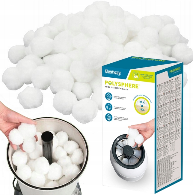 KULKI FILTRACYJNE BESTWAY FILTR POMPY BASEN 58475