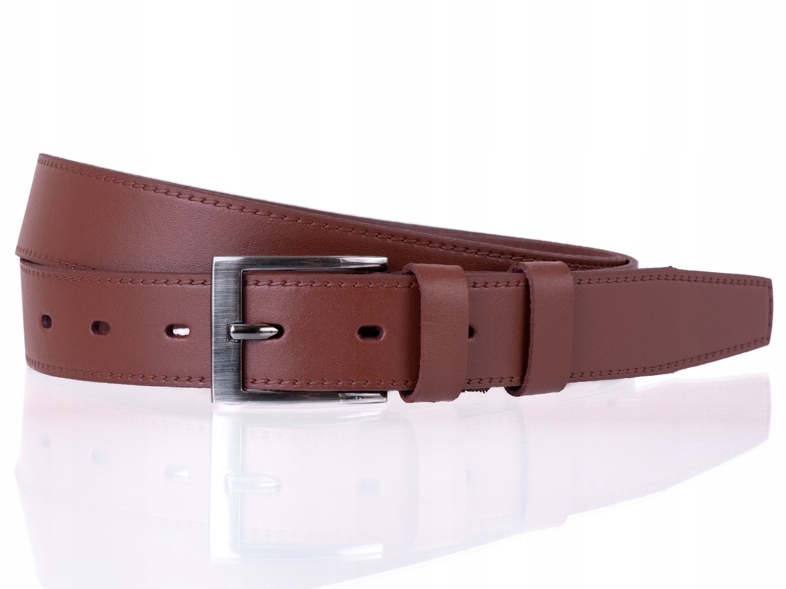 

Pasek do spodni 100% Skórzany J.brązowy | r. 120cm