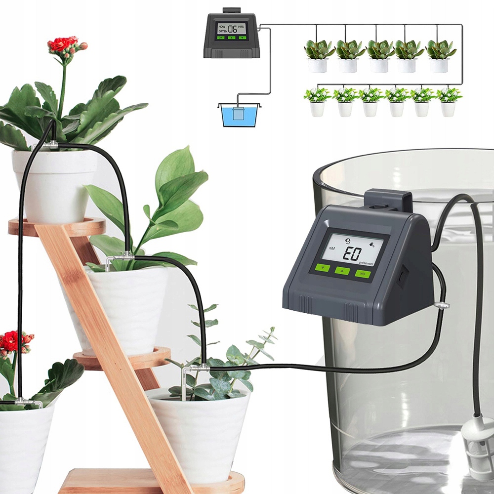 Systém Zavlažování, Automaty Pro 11 Rostlin V Květináčích, Sada S Časovačem