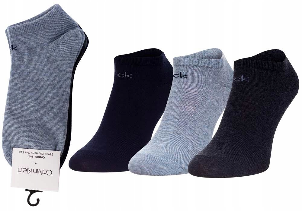 

Calvin Klein Skarpetki Damskie Stopki 3P r. 37-41