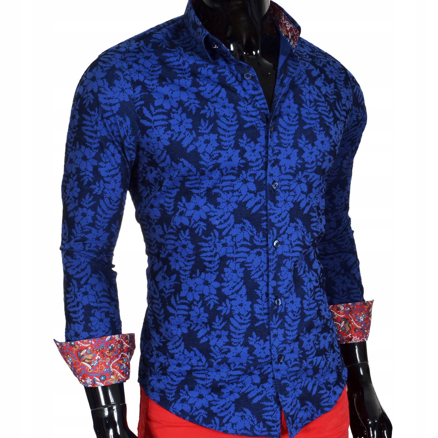 Mondo Exclusive Pánská košile Casual s rolovacími manžetami