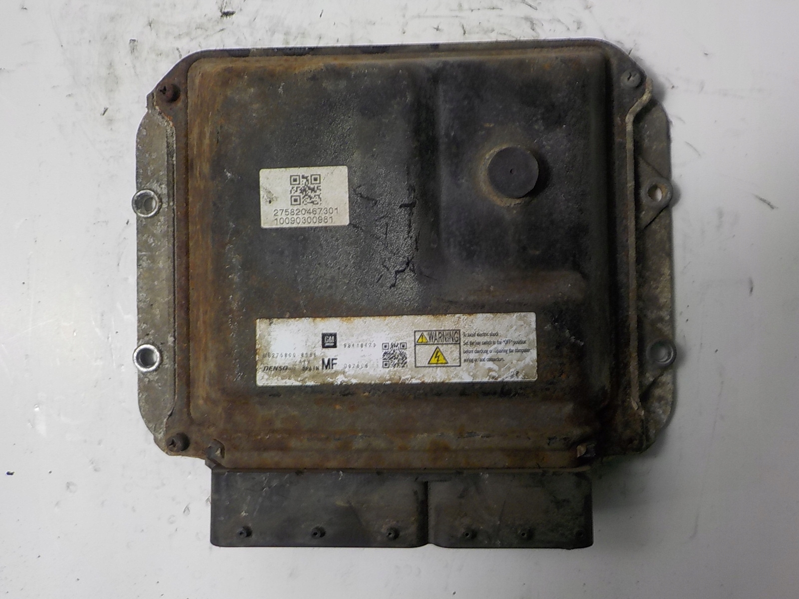 OPEL computer control unit MB275800-8166 98113173 MF