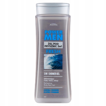 

Joanna Power Men Fresh Żel pod prysznic 3w1 300 ml