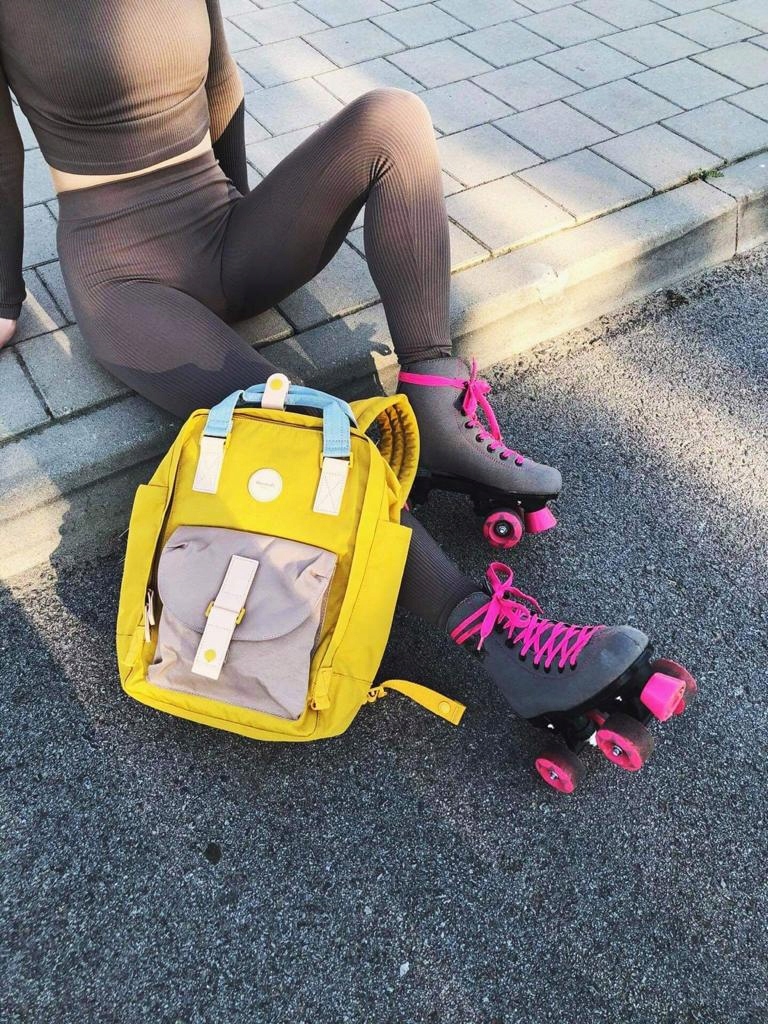 Plecak damski miejski outdoor Himawari HM200 laptopa 14.1 różowo-niebieski EAN (GTIN) 6972821263213