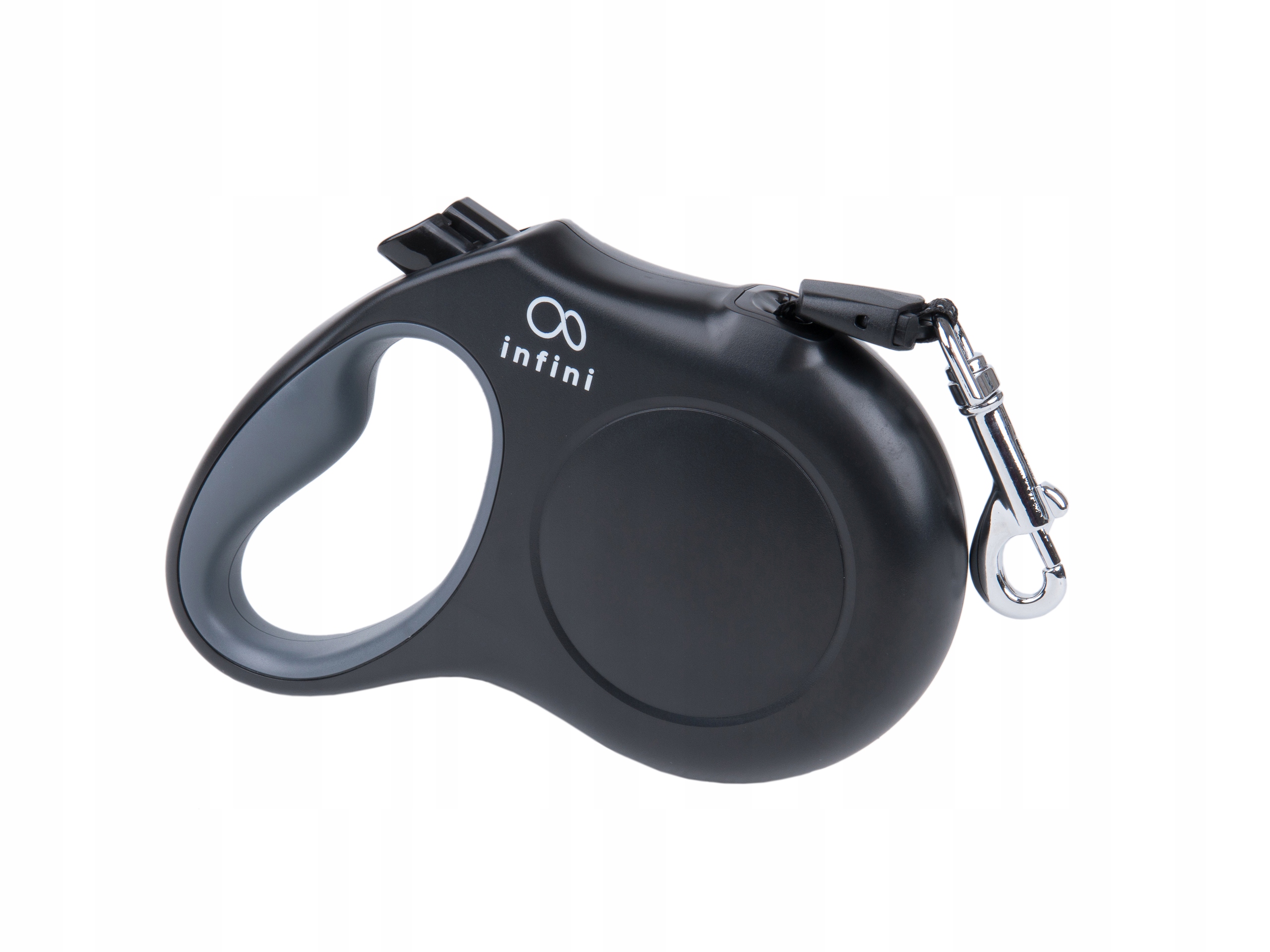 

infini Smycz automatyczna Freedom L 25kg Czarna