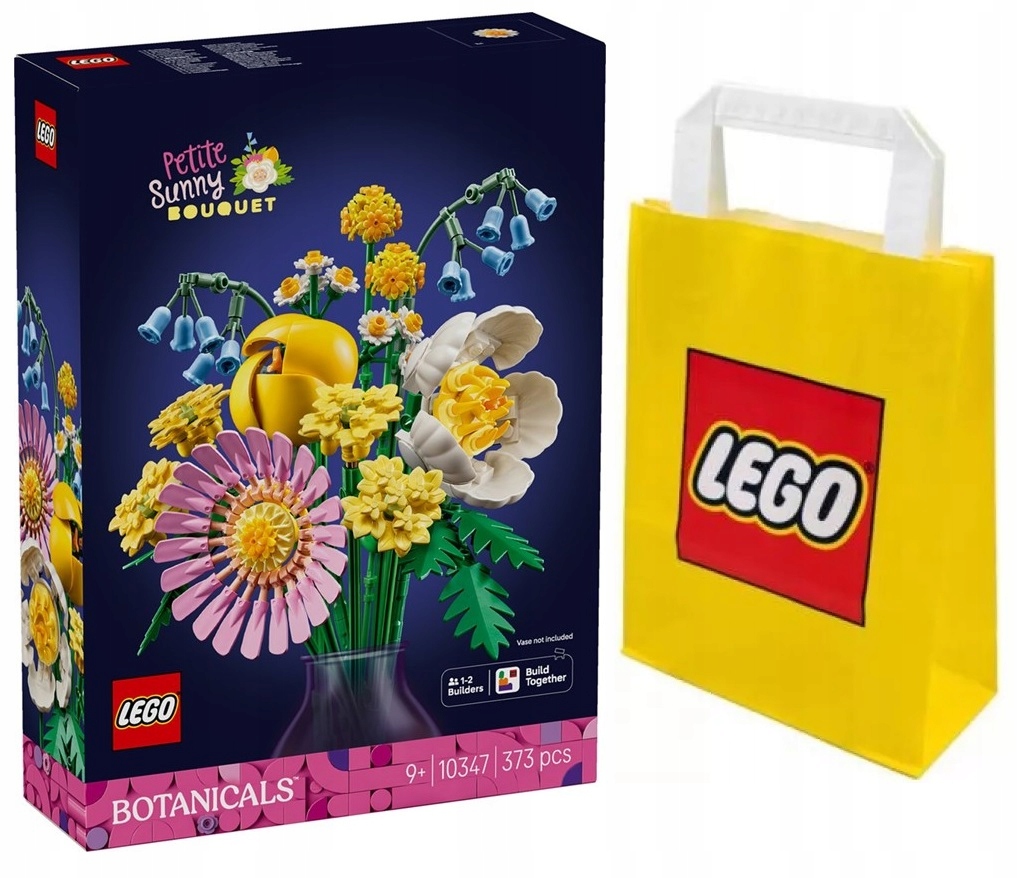 Lego Botanicals 10347 Mały słoneczny bukiet Torba Lego
