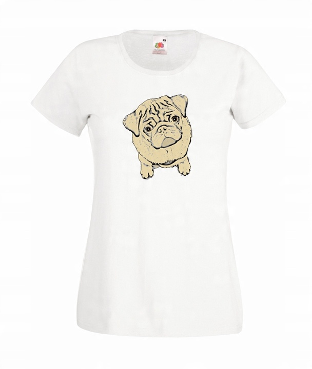 

Xs Koszulka Damska Mops Pugs Not Drugs Śmieszne