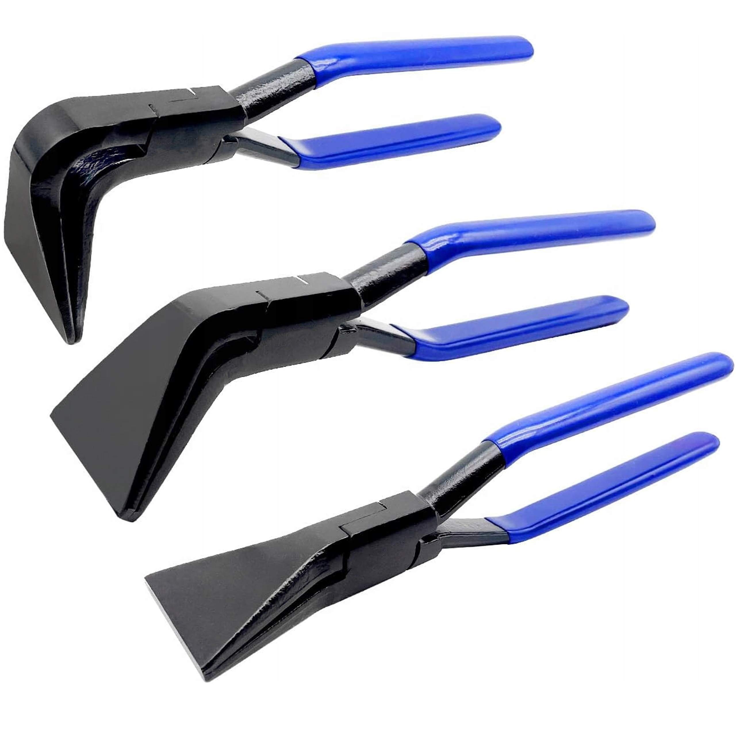 Pokrývačské Kleště Na Ohýbání Plechu 3x Kleště Sada 3 Kusů 180°, 90°, 45°S