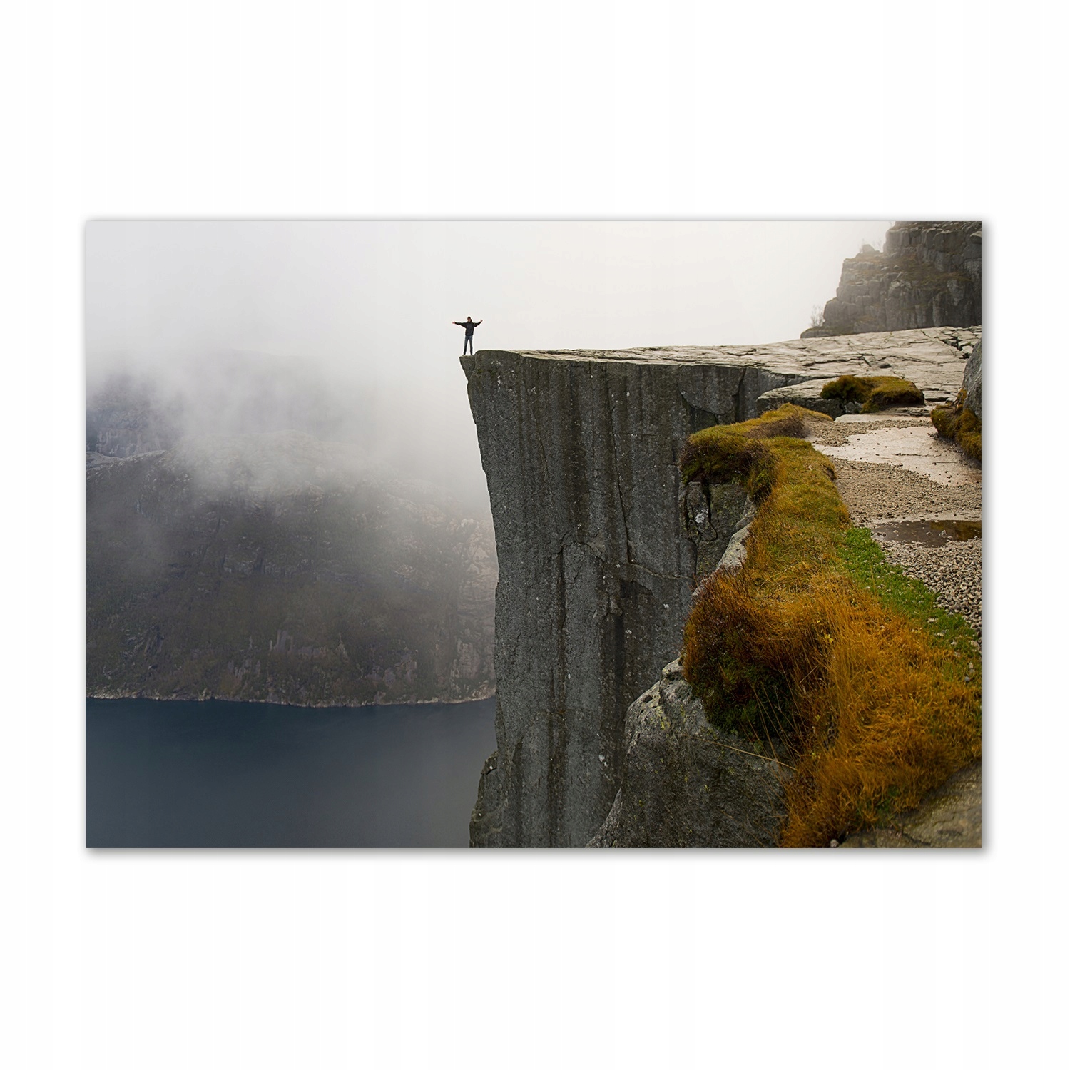 

Foto obraz szkło hartowane Norweski klif 100x70