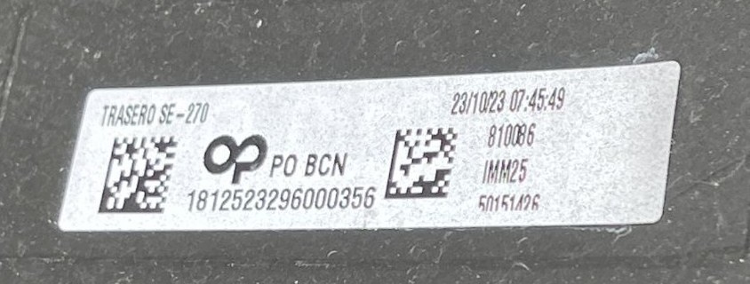 SEAT IBIZA V 5 2017- bumper rear part rear PDC 6F0807421