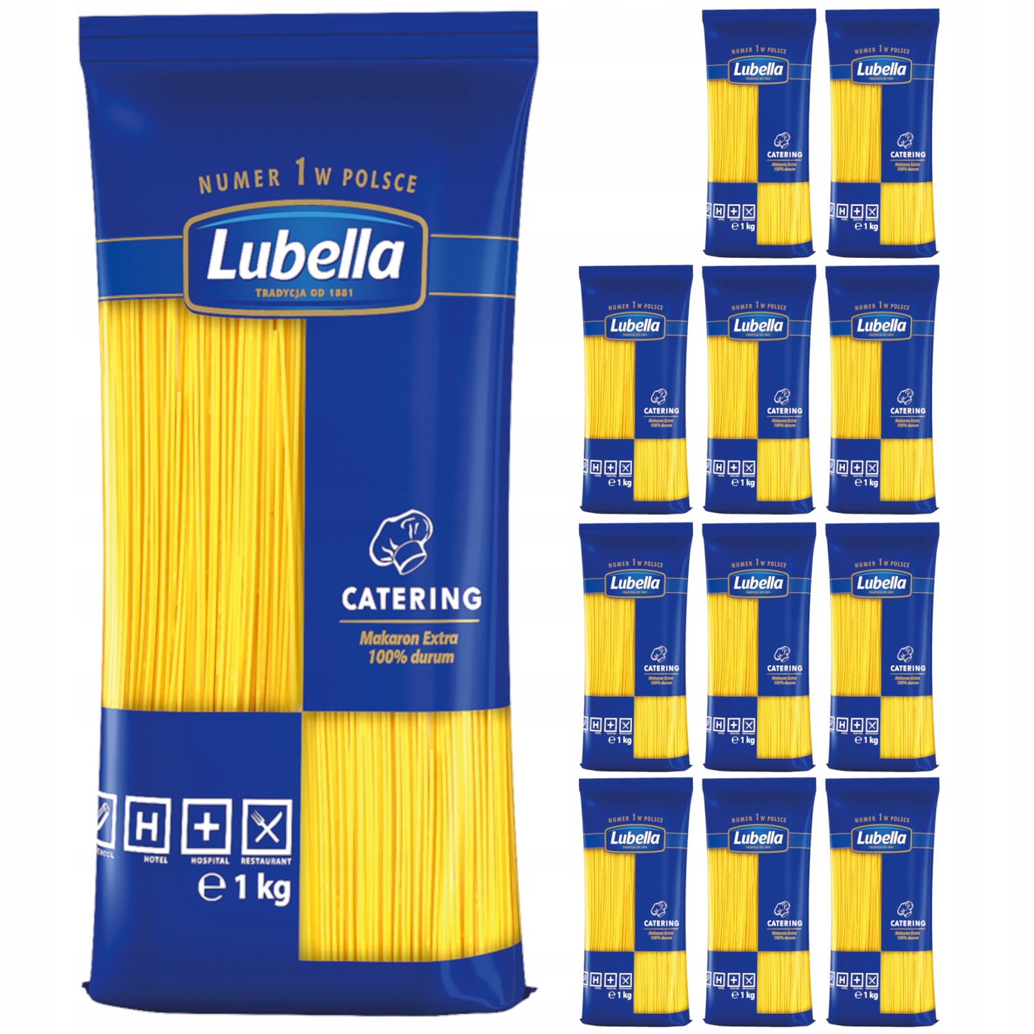 Lubella Makaron Spaghetti 12 x 1kg