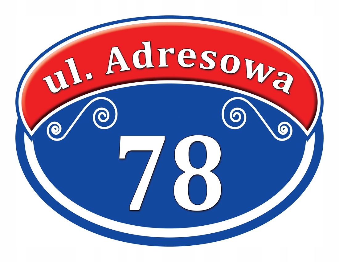 

Tabliczka Adresowa Adres Numer Na Dom znak ulica