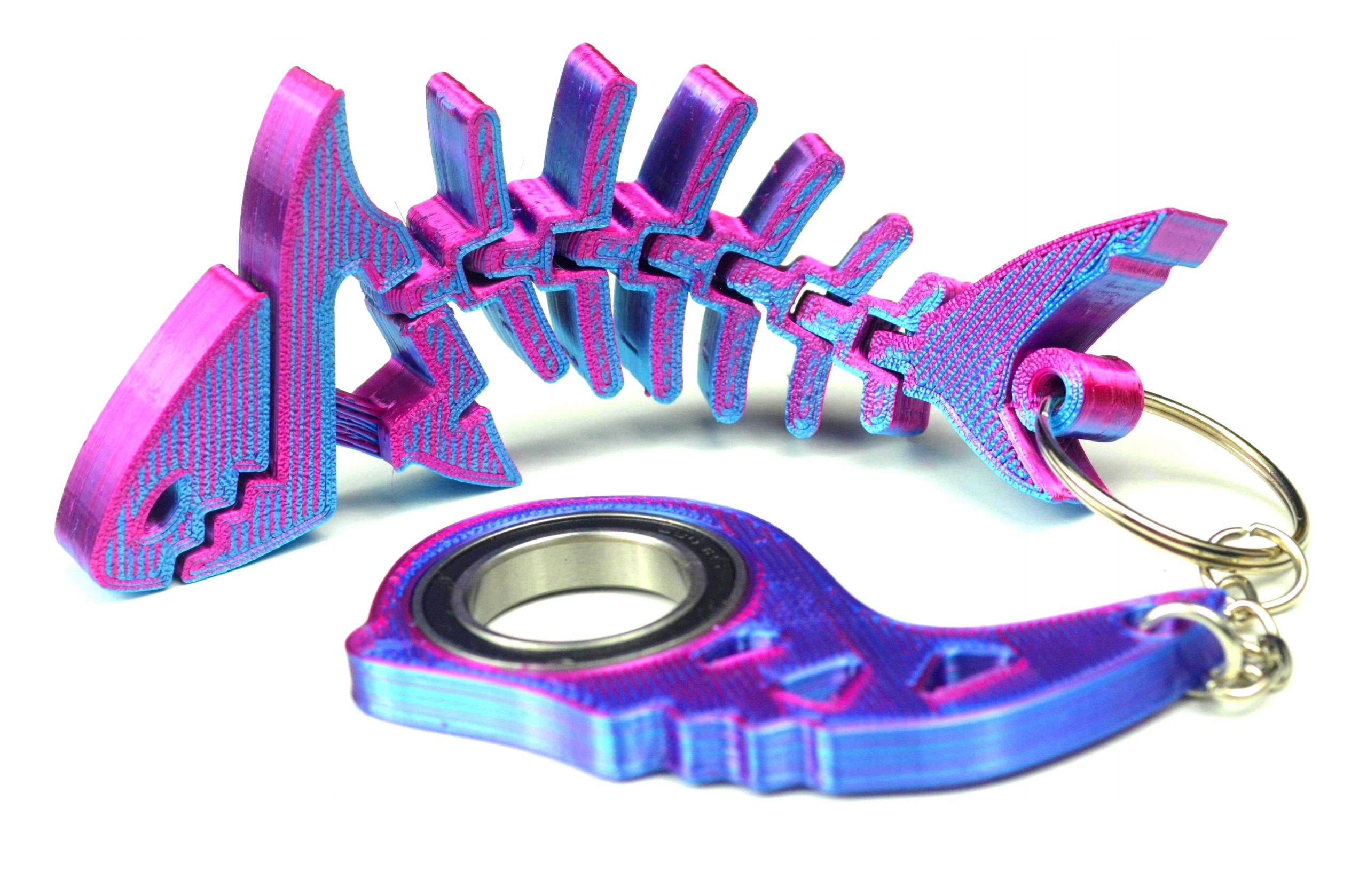 Keyspinner Keyrambit + Rekinek TikTok Key -KOLORY brelok