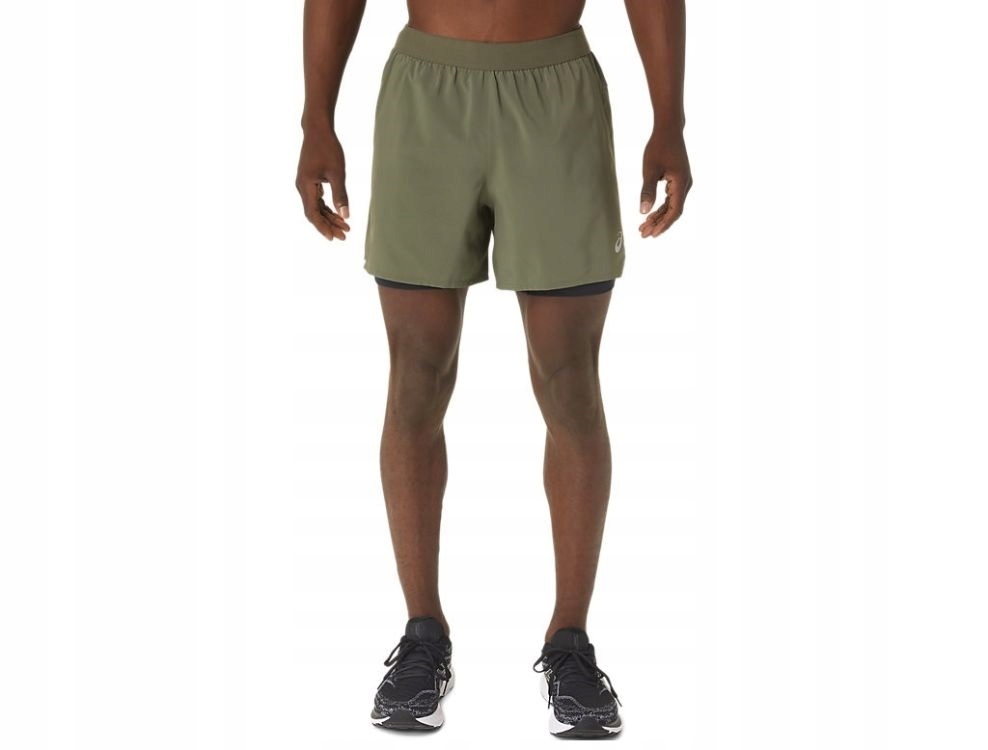 Asics Spodenki męskie Road 2-N-1 5IN short 2011C388-300 r. XXL