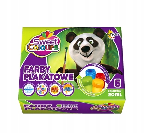 

Sweet Colours farby plakatowe 20ml