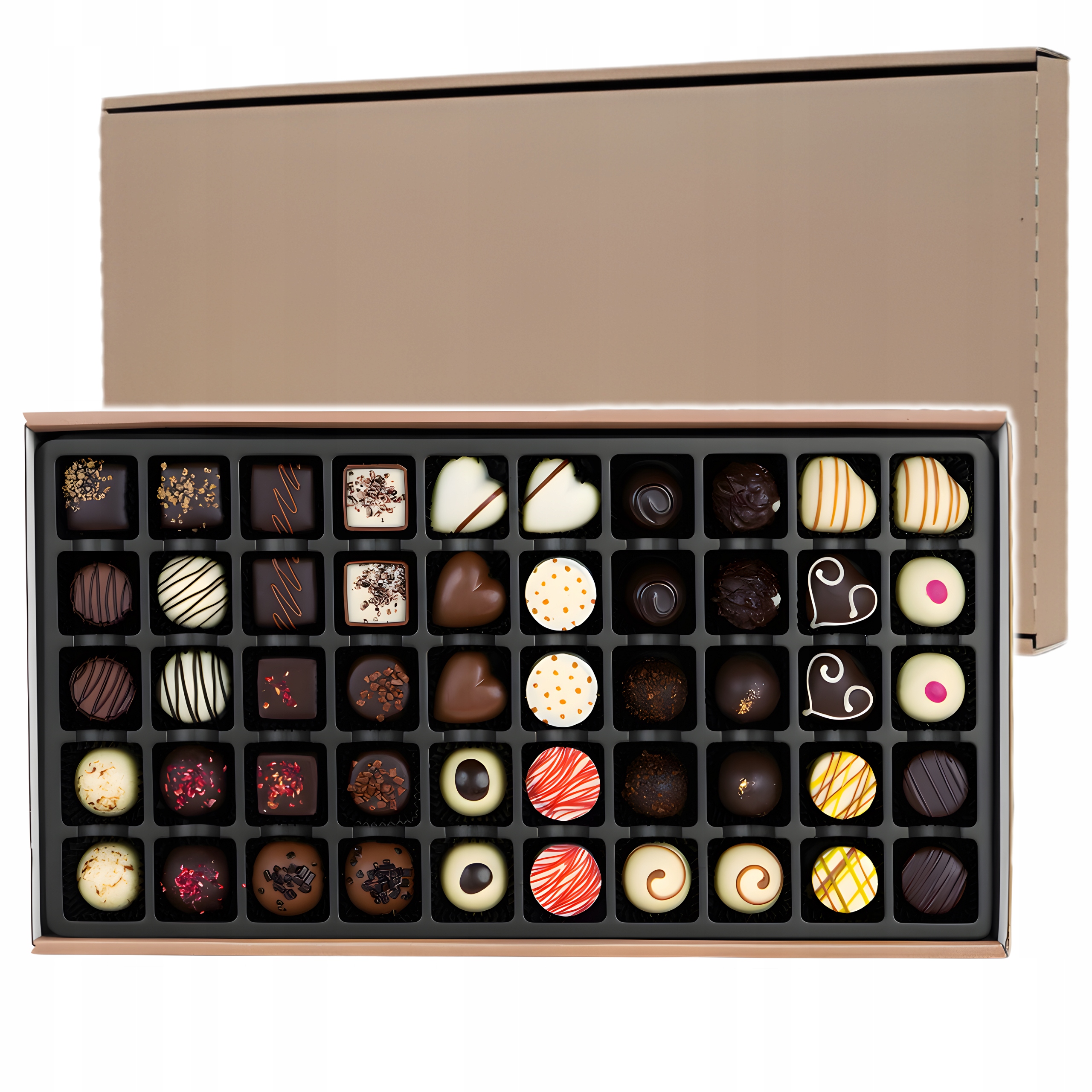 na Urodziny Imieniny czekoladki Praliny Belgijskie słodycze 625 g