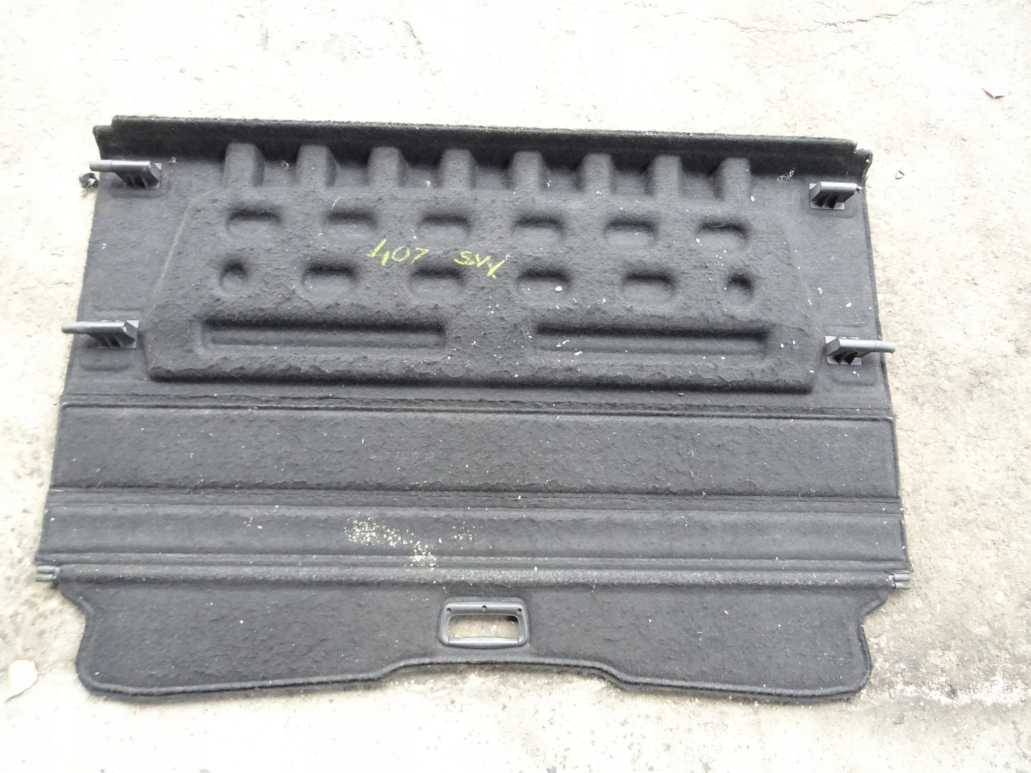 PEUGEOT 407 plato boot rear part rear KOMBI