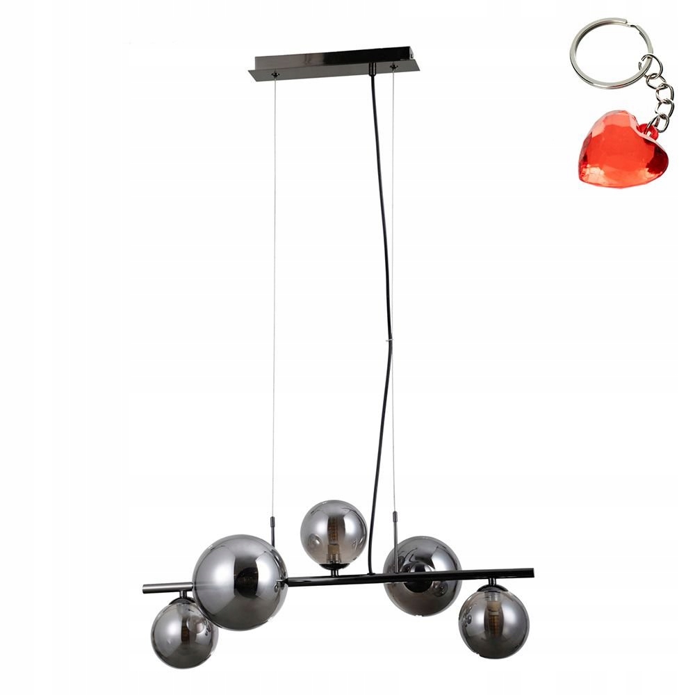 Závesná lampa Canello PND-406007-5A-BCR Italux