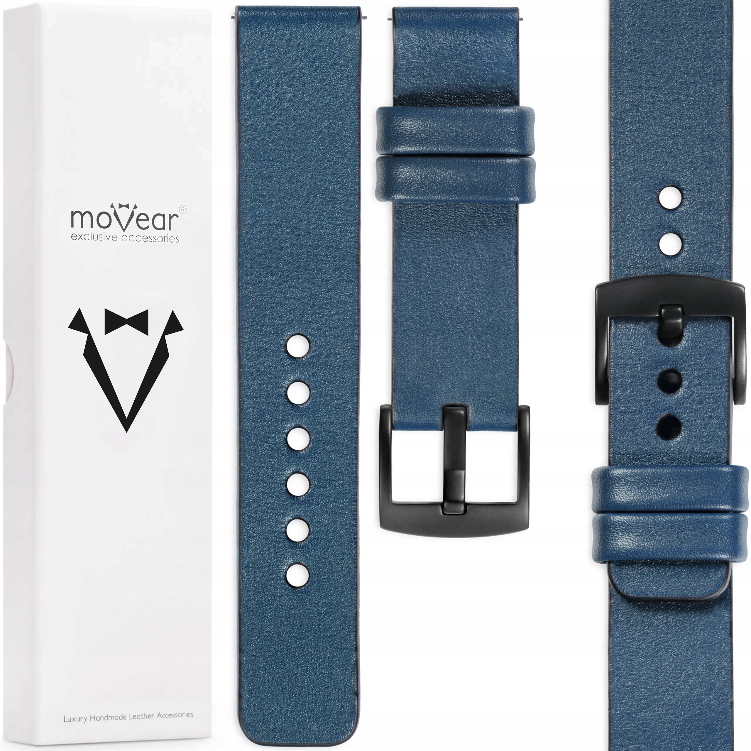 Exkluzivní řemínek pro Garmin Vivoactive 4 Venu 3 2 22 mm kožený, elegantní