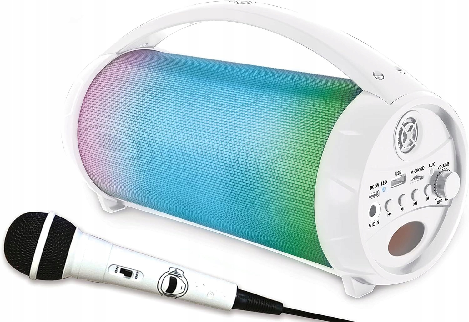 Lexibook BTP585Z Iparty-portable Bluetooth Speaker With Microphone, Stereo,