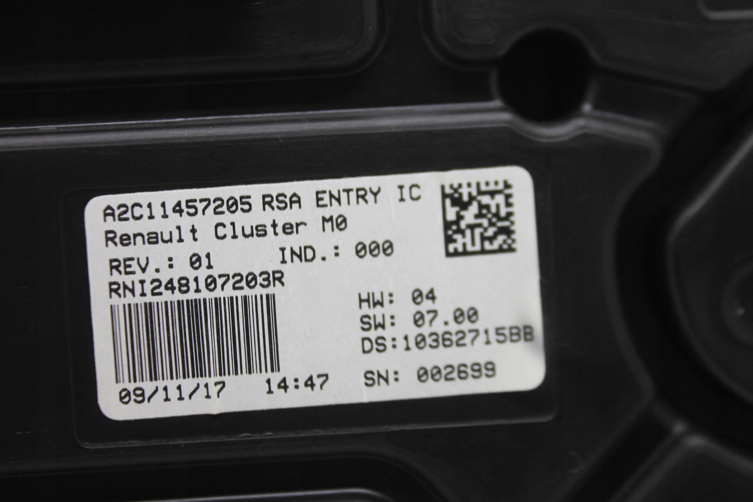 dials dials A2C11457205 DACIA DUSTER II 1.2 TCE 17-21 EUROPA